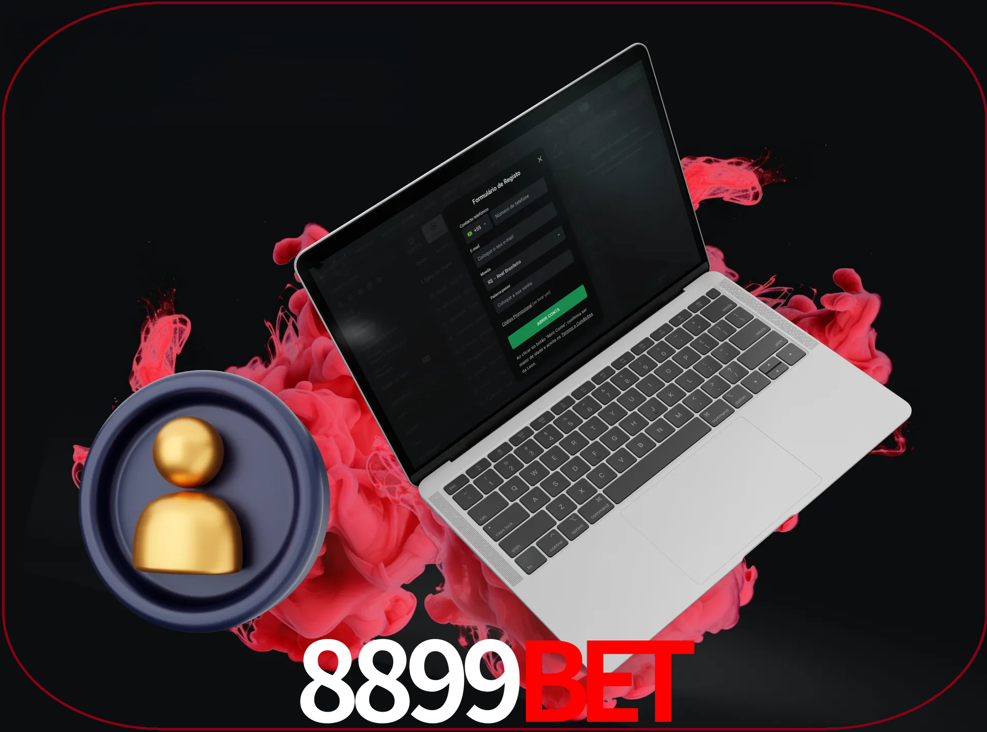 No cabeçalho do site 8899BET, clique no botão que o levará a um formulário especial onde terá de introduzir as suas informações actuais.