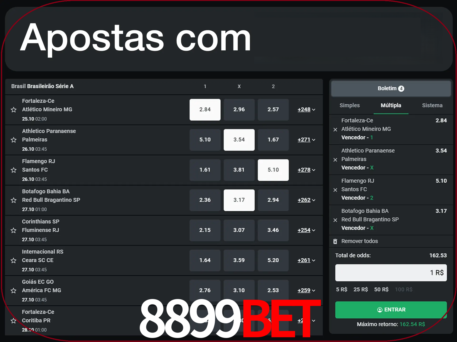 Aposte em vários diciplines com LeonBet.