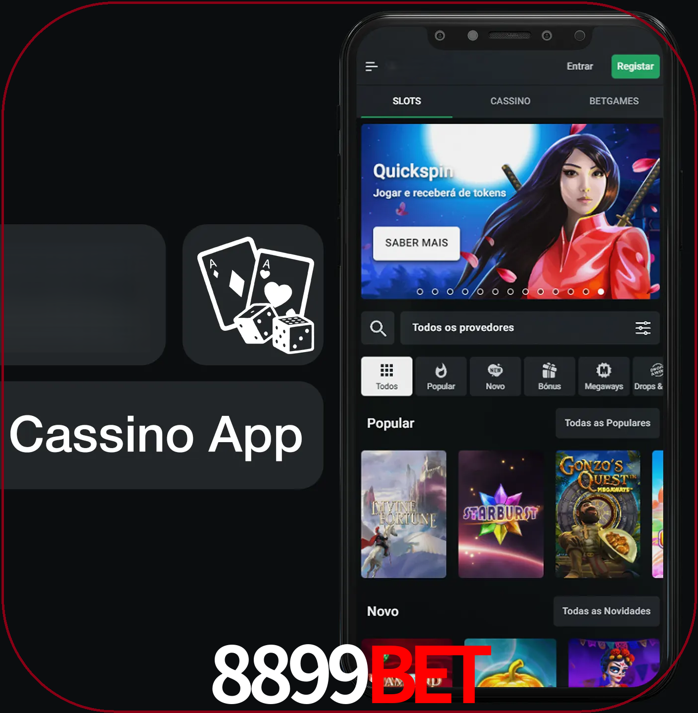 Jogue jogos de cassino e ganhe.