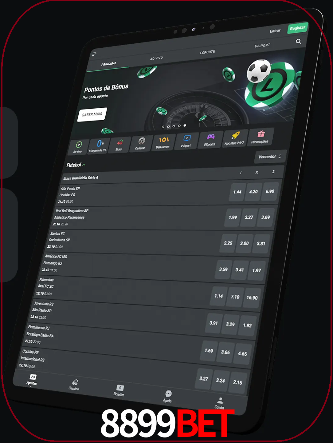 Você pode usar a versão do website em qualquer dispositivo.