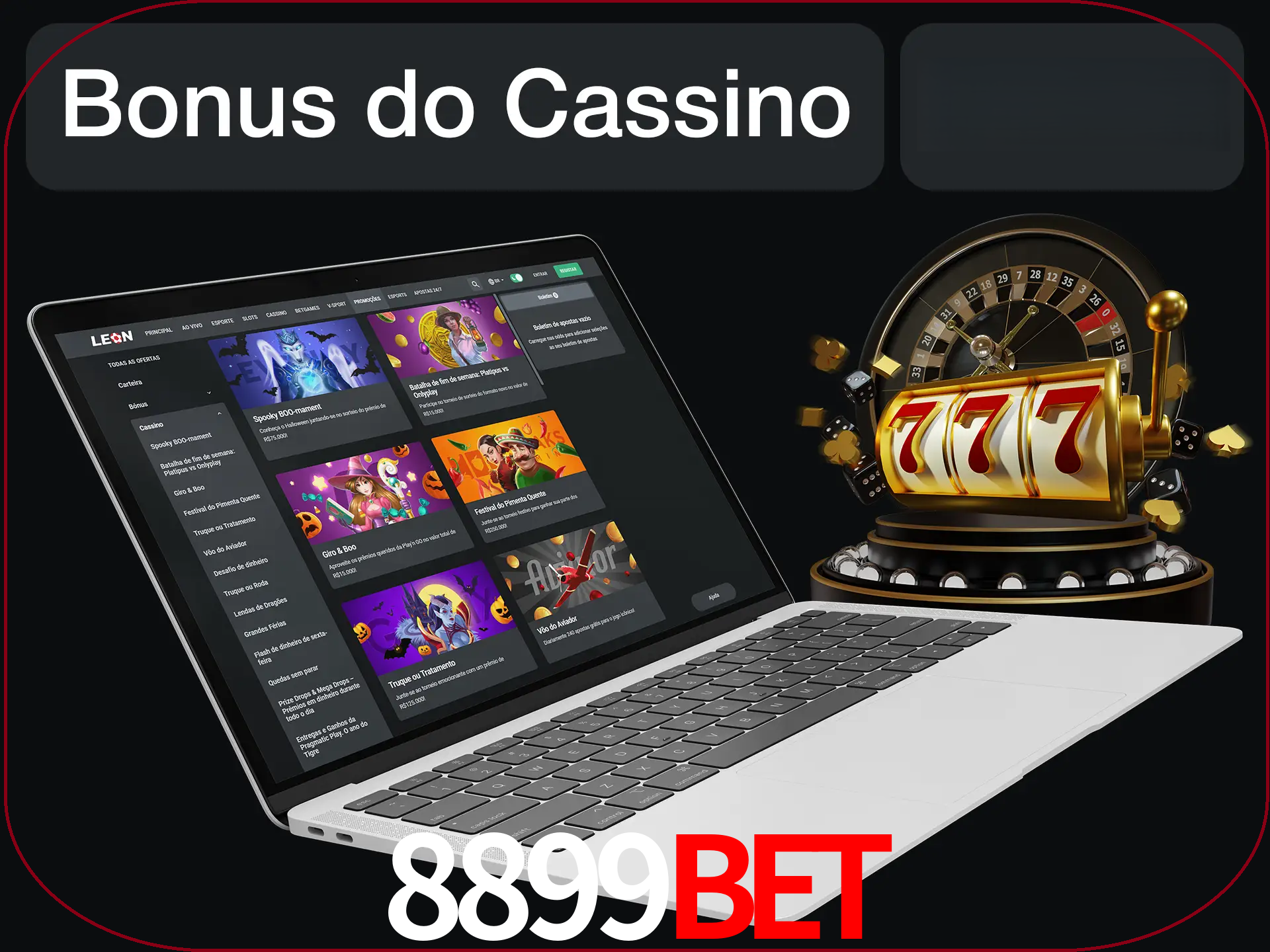 Use o bônus do cassino para começar melhor.