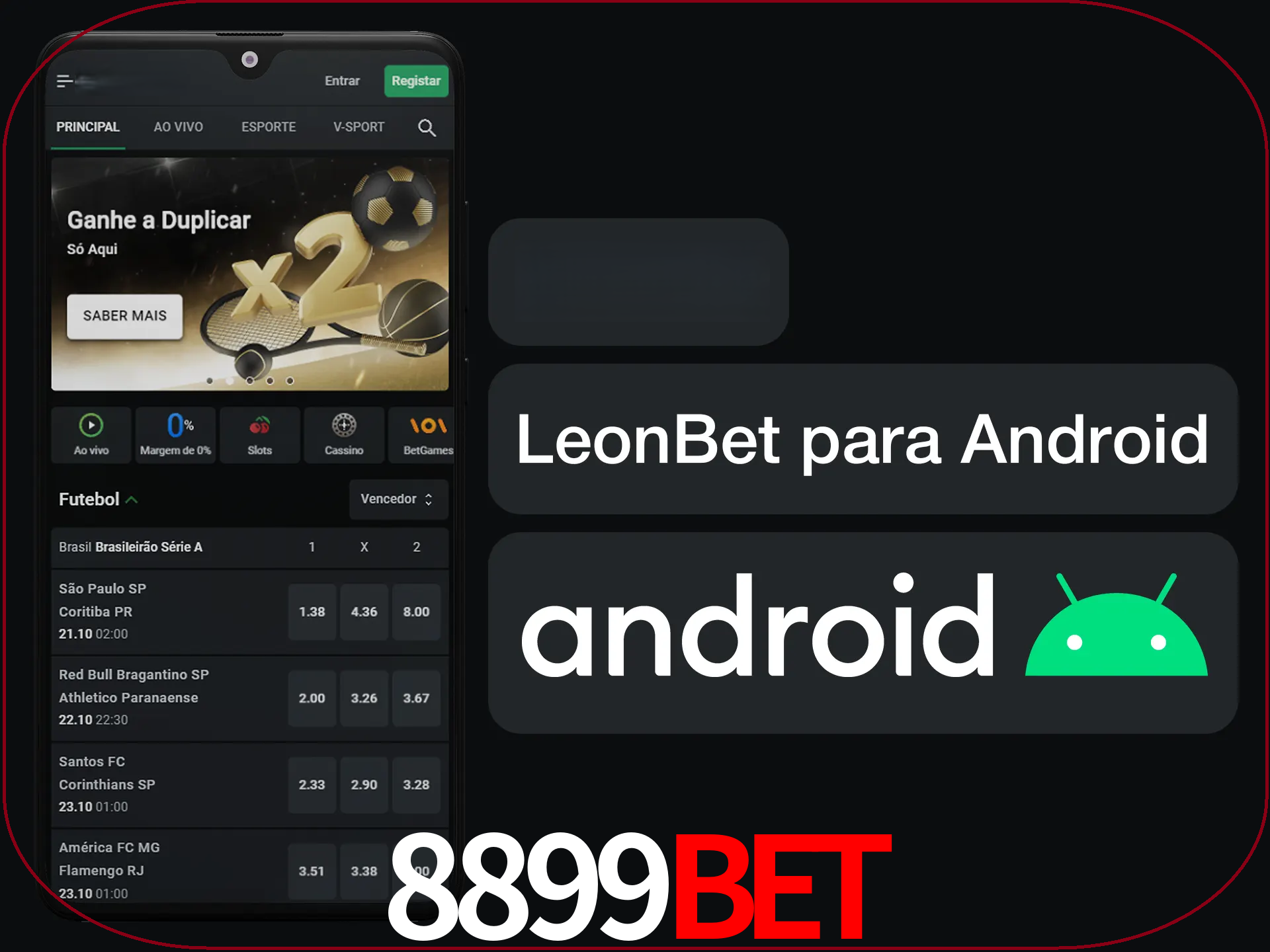 Adquira sua versão poket de LeonBet.