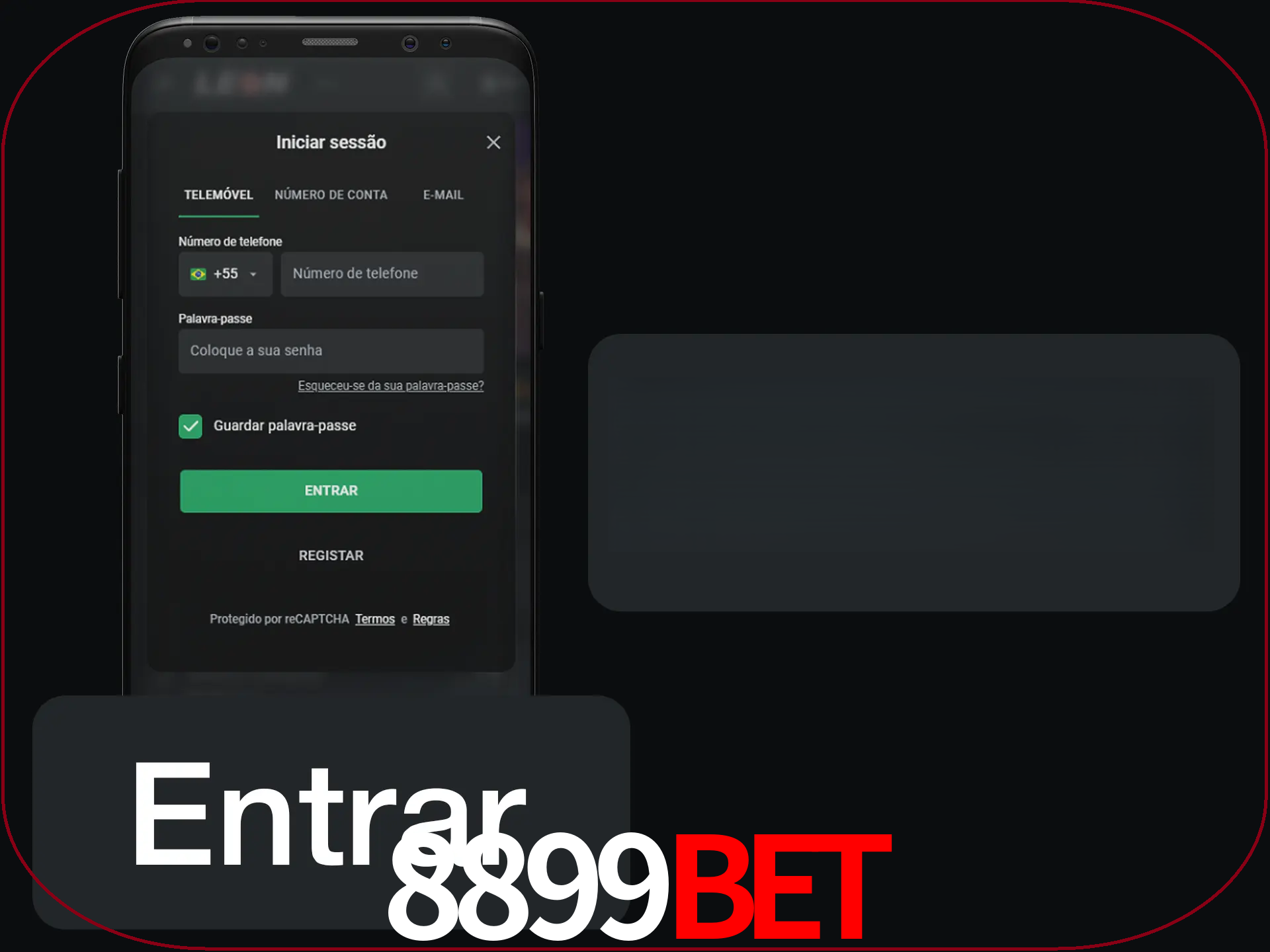 Faça o login para começar a apostar e jogar no cassino.