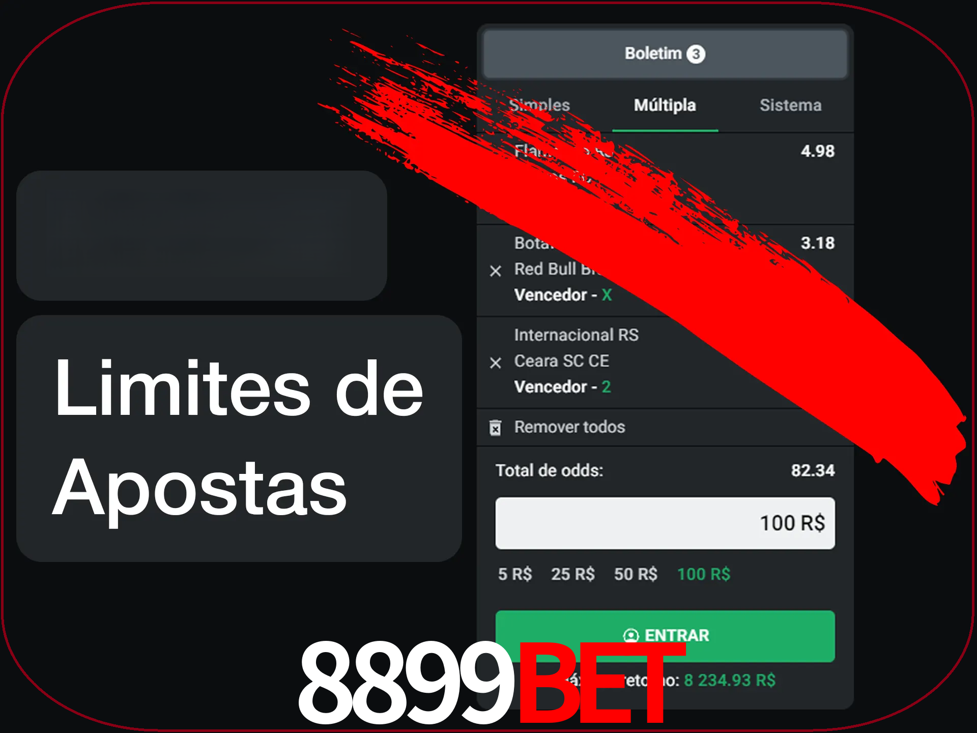 Não faça apostas loucas.