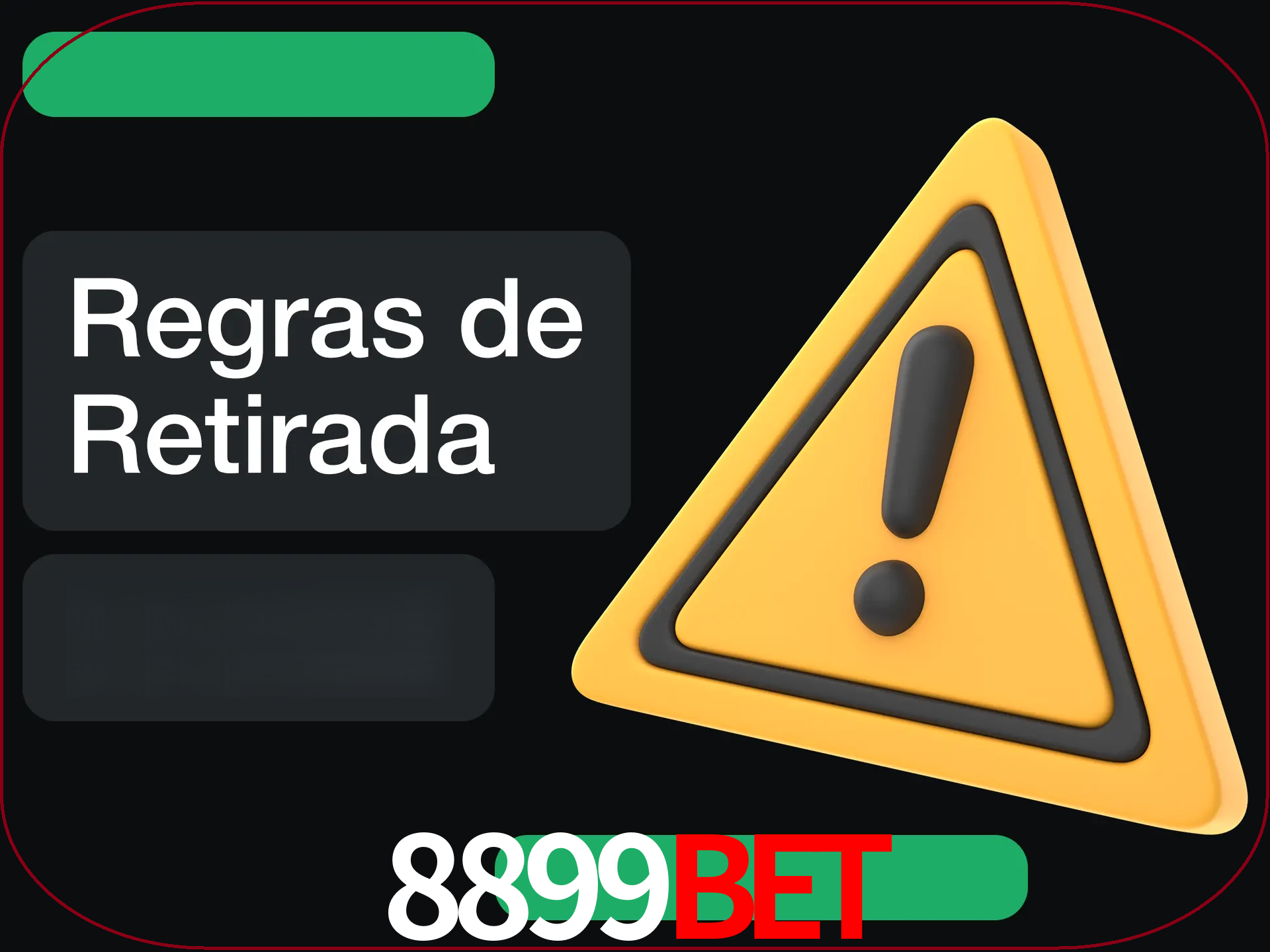 Leia as regras antes de fazer primeiro comdawal.